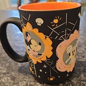 Disney Halloween Mug Black Soft Touch